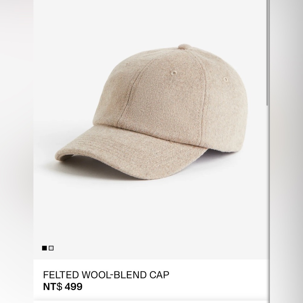 Rubi Classic Tan Wool-Blend Cap